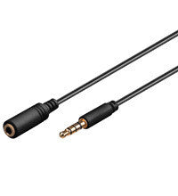 Goobay 5m 3.5mm lydkabel Sort