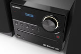 Sharp XL-B517D Home audio micro system 45 W Sort