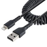 StarTech.com RUSB2ALT50CMBC Lightning kabel 0,5 m Sort