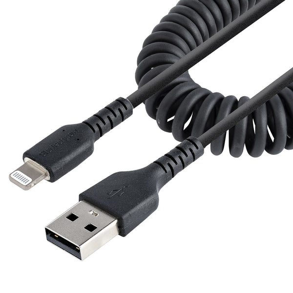 StarTech.com RUSB2ALT50CMBC Lightning kabel 0,5 m Sort