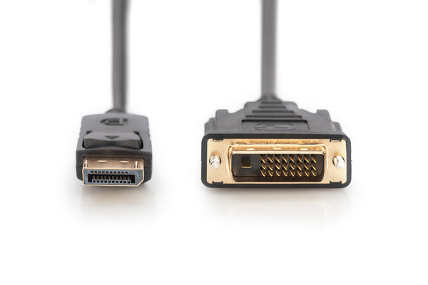 Digitus AK-340306-030-S videokabel adapter 3 m DisplayPort DVI-D Sort