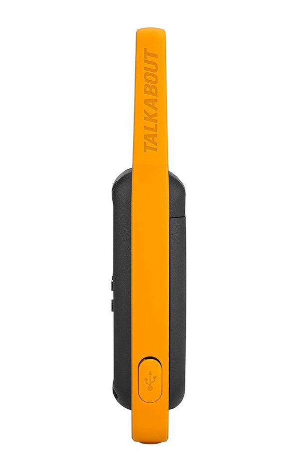 Motorola Talkabout T82 Extreme Twin Pack to-vejs radio 16 kanaler Sort, Orange
