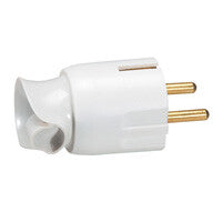Legrand 0 501 72 strømstik Type F Hvid 2P+E