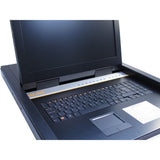 Inter-Tech KVM-1708 rack-konsol 43,2 cm (17") 1280 x 1024 pixel Stål Sort