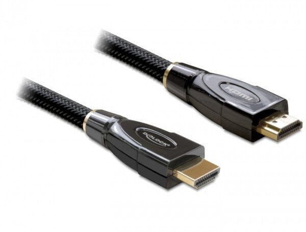 DeLOCK 2m HDMI AM/AM HDMI-kabel HDMI Type A (Standard) Sort