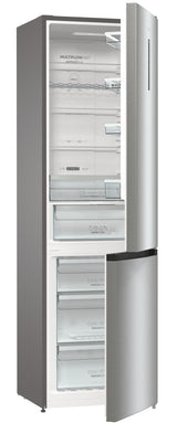 Gorenje NRK6202AXL4 Fritstående 331 L Grå, Metallic, Hvid