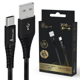 Extralink CABESL01 USB-kabel USB 2.0 2 m USB C 0,48 Gbit/sek. 15 W Sort