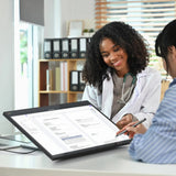 ALOGIC Clarity Fold Touch computerskærm 68,6 cm (27") 3840 x 2160 pixel 4K Ultra HD Berøringsskærm Sort, Sølv