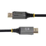 StarTech.com DP21V-50C-DP80-CABLE DisplayPort kabel 0,5 m Sort
