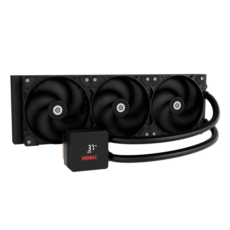 Enermax ELC-LMIV360-SF Computerkølesystem Processor Væskekølingssæt 12 cm Sort