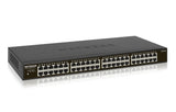 NETGEAR GS348 Ikke administreret Gigabit Ethernet (10/100/1000) 1U Sort