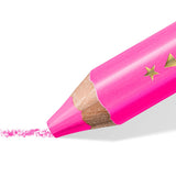 Staedtler 140 C4P1 farveblyant Grøn, Orange, Lyserød, Gul 4 stk