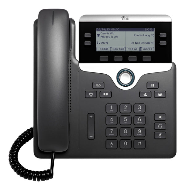 Cisco 7841 IP-telefon Sort, Sølv 4 Linier LCD