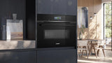 Siemens iQ700 CM776GKB1 ovn 45 L 900 W Sort, Rustfrit stål