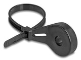DeLOCK 18915 kabelsamler Gevindmonteret kabelbinder Nylon Sort 100 stk