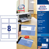 Avery C32015-10 visitkort Inkjet Papir 80 stk