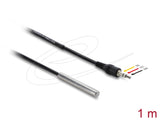 DeLOCK 91387 sensor- & aktuatorkabel 1 m Nej Sort