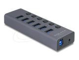 DeLOCK 64237 interface hub USB 3.2 Gen 1 (3.1 Gen 1) Type-B 5000 Mbit/s Grå