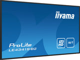 iiyama PROLITE LE4341S-B2 Digital fladpaneldisplay 108 cm (42.5") LCD 350 cd/m² Fuld HD Sort 18/7