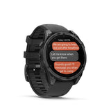 Garmin Fenix 8 3,56 cm (1.4") AMOLED 47 mm Digital 454 x 454 pixel Berøringsskærm Sort Wi-Fi GPS (satellit)