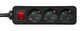 Deltaco Earthed power strip 3x CEE 7/3 1xCEE 7/7 1.5m