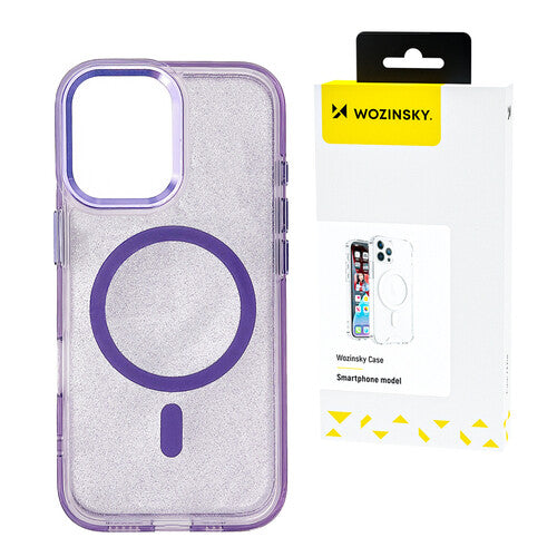 Wozinsky 5907769369889 mobiltelefon etui 17 cm (6.7") Cover Transparent, Lilla