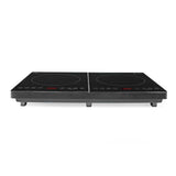 Nedis KAIP124CBK2 kogeplade Sort Bordplade 56 cm Zone induktionskogeplade 2 zone(s)
