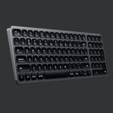 Satechi ST-ACBKM-DE tastatur Hjem Bluetooth QWERTZ Tysk Sort, Grå