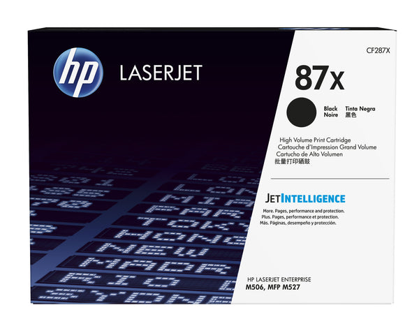 HP Original 87X LaserJet-tonerpatron med høj kapacitet, sort