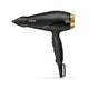 BaByliss 6704E hårtørrer 2000 W Sort, Guld