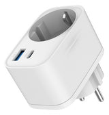Gembird TA-ACPDQC20-01-W oplader til mobil enhed Universel Hvid Vekselstrøm Hurtig opladning Indendørs