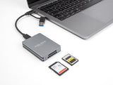 DeLOCK 91013 kortlæser USB 3.2 Gen 2 (3.1 Gen 2) Type-C Grå