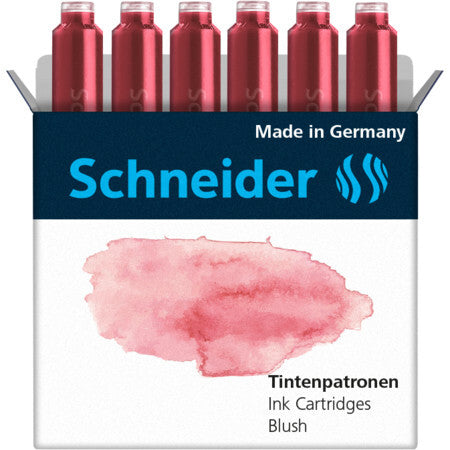 Schneider Schreibgeräte Pastel blækpatron 6 stk Original Rød