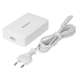 Deltaco USBC-MO100 oplader til mobil enhed Universel Hvid Vekselstrøm, USB Hurtig opladning Indendørs