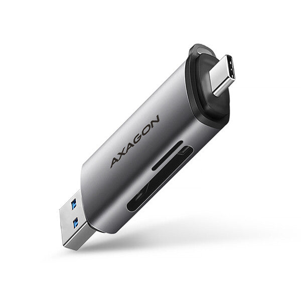 Axagon CRE-SAC kortlæser USB 3.0 Type-A/Type-C Grå