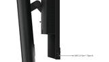 Lenovo ThinkCentre Tiny-In-One 24 Gen 5 computerskærm 60,5 cm (23.8") 1920 x 1080 pixel Fuld HD LED Berøringsskærm Sort