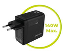 Mobile Origin MO-140WDCH-PW21 oplader til mobil enhed Universel Sort Vekselstrøm Hurtig opladning Indendørs