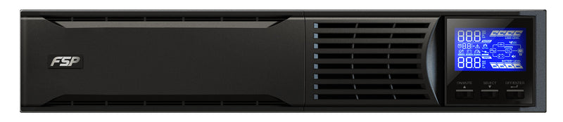 FSP Champ Rack 2K UPS-enhed Dobbeltkonvertering (online) 2 kVA 1800 W 3 AC stikkontakt(er)