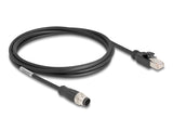 DeLOCK 80810 netværkskabel Sort 2 m Cat5e S/FTP (S-STP)