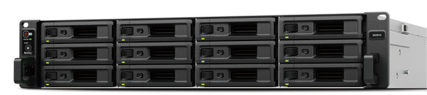 Synology SA SA3610 NAS & lagringsserver Stativ (2U) Intel® Xeon® D-1567 16 GB DDR4 0 TB DiskStation Manager Sort, Grå
