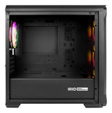 GENESIS Irid 503 ARGB Micro Tower Sort, Transparent