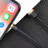 Baseus CALKLF-CV1 Lightning kabel 2 m Sort, Guld