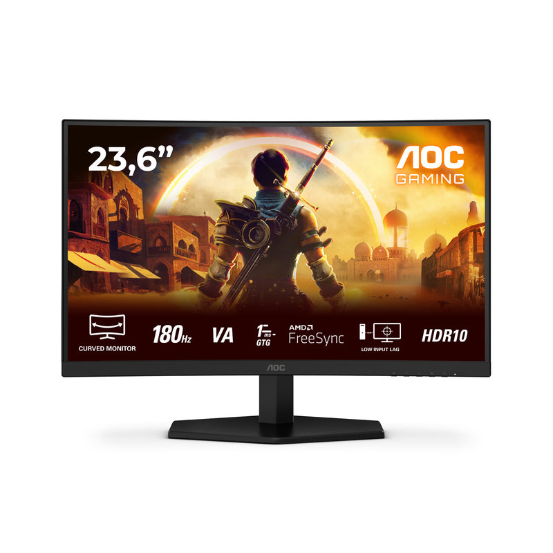 AOC G4 C24G42E computerskærm 59,9 cm (23.6") 1920 x 1080 pixel Fuld HD LED Sort, Rød
