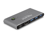 DeLOCK 18647 KVM Switch Anthracit