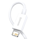 Baseus CALYS-C02 Lightning kabel 2 m Hvid