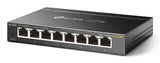 TP-Link TL-SG108E netværksswitch Administreret L2 Gigabit Ethernet (10/100/1000) Sort