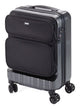 TROIKA LUG02/CB bagage Trolley Hård skal Grå 47 L Acrylonitrilbutadienstyren, Nylon, Polykarbonat (PC)