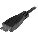 StarTech.com USB31CUB50CM USB-kabel USB 3.2 Gen 2 (3.1 Gen 2) 0,5 m USB C Micro-USB B 10 Gbit/sek. Sort