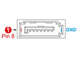 DeLOCK 89886 kabelsamler SATA Gul