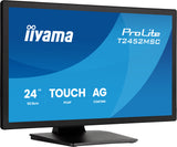 iiyama ProLite T2452MSC-B2AG computerskærm 61 cm (24") 1920 x 1080 pixel Fuld HD LED Berøringsskærm Sort